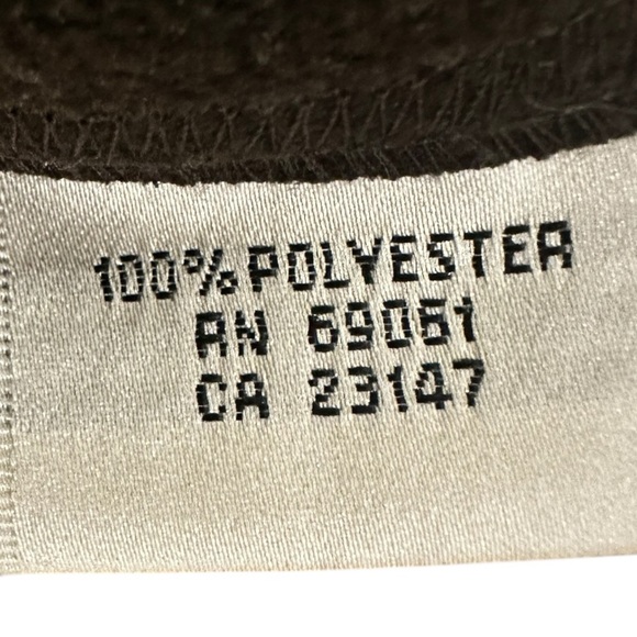 Talbots Brown Suede Vest with Stand-Up Collar - Picture 5 of 6